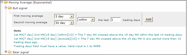 moving average crossovers filter moving average crossovers filter